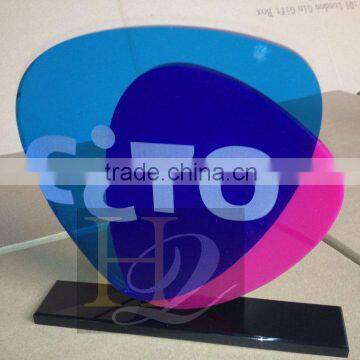 colorful funny custom fashion acrylic awards/trophies/souvenir