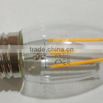 B22 2w 4w 2700k CE ROHS 360 Degree Led Candle Filament Bulb 100-110lm/w photo-3
