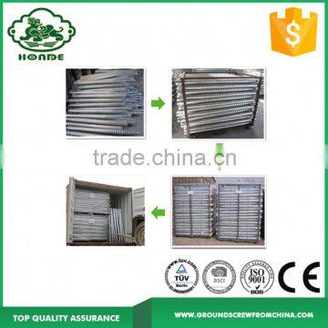 Earth Ground Anchor Screw Foundation