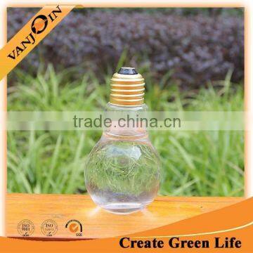 Cute 100ml Bulb Glass Bottles For Drinking photo-4