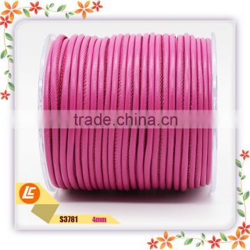 4mm wholesale high-quality popular sheepskin leather bracelet cord