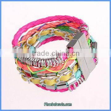 Wholesale 2013 New Arrival Fashion Leather Brazilian Bracelets FHB-001A