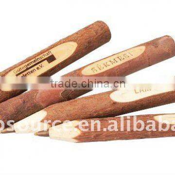 Eco-friendly Natural Wood Recycled Pen with logo