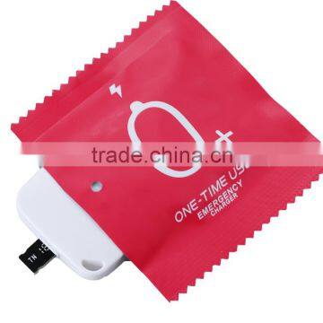 2016 Pokemon Charger One-time Use Phone Charger Portable Mini 800mAh 1000mAh Disposable Power Bank For IPhone Android photo-5