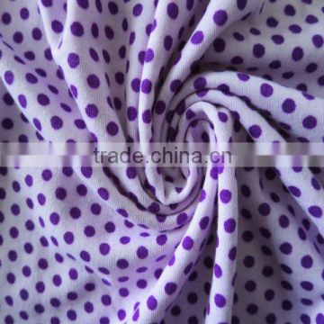 96% Poly 4% spandex stretch knitted fabric for garment