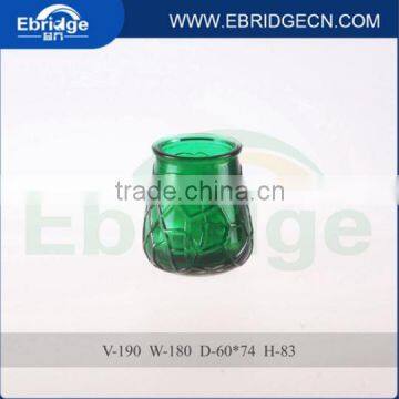 green glass candle jars, high quality candle holder