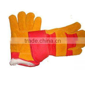 11 inches Cowhide split thinsulate working leather gloves