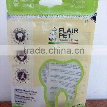 Custom printed self standing plastic dried food packaging bags