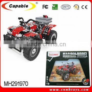 Metal model self-assembly toy car self-assembling racing car for kids