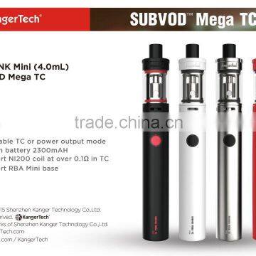 KangerTech Pen Style Subvod Mega TC Kit 2300MAH Mod/4.0ML Topbox Mini Tank