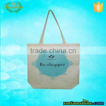 promotional reusable 100% cotton shopping bag