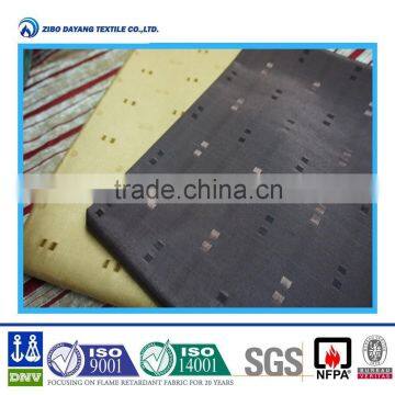 Inherently fire reistant jacquard coating fabric