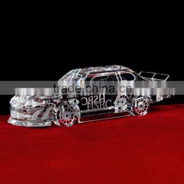 3d car models transparent crystal racing cars models