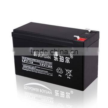 Excellent performance 12v 7ah nominal voltage vrla batteries battery