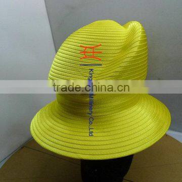 Yellow church hat body for black africa woman