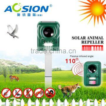 Aosion strong ultrasonic solar animal repeller for garden use