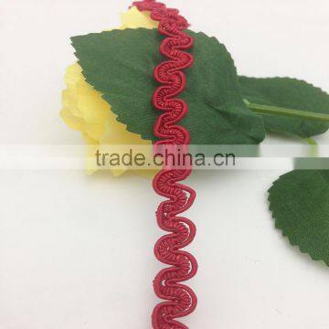 Personalized Red S Style Ricrac Cord Braid Lace Belt