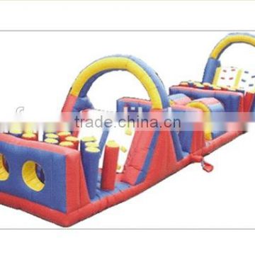 Popular and best sale commercial/ hot Sale adult inflatable obstacle courses