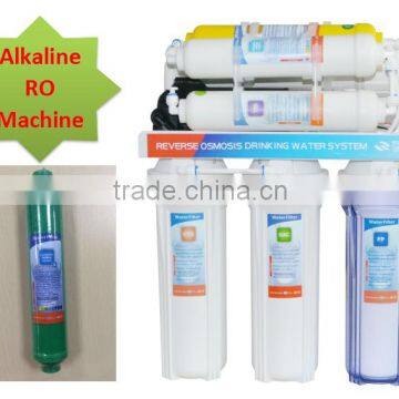 7 stages alkaline ro water filter system with Mineral filter RO plant for home use