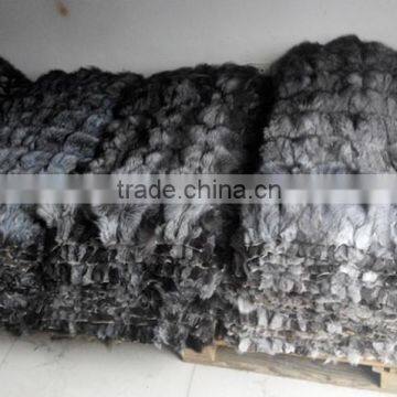 100% Natural Real Fox Fur Plate / Wholesale Price Fox Fur Blanket
