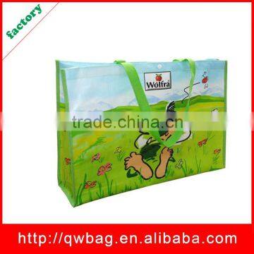 PP nonwoven fabric gloss laminated shopping bag