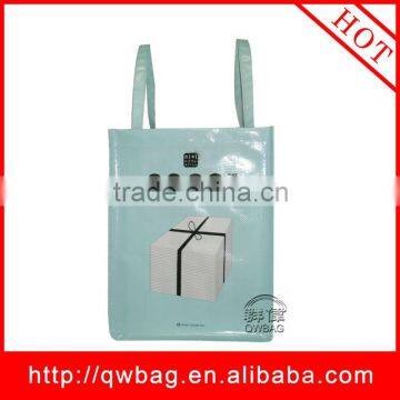 fashionable advertisement pp non woven gift bag, guangzhou bag factory