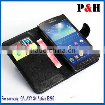 Top-grade wearproof leather case for samsung s4,Newest eco-friendly design for samsung galaxy s4 mini case