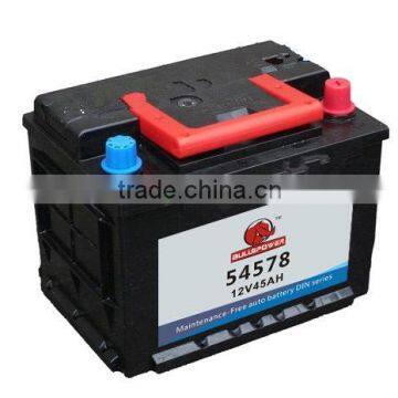 Super MF DIN 12V45AH Auto Storage Battery,auto Battery Wholesalers for 45AH 54578 Auto Car Batteries photo-2