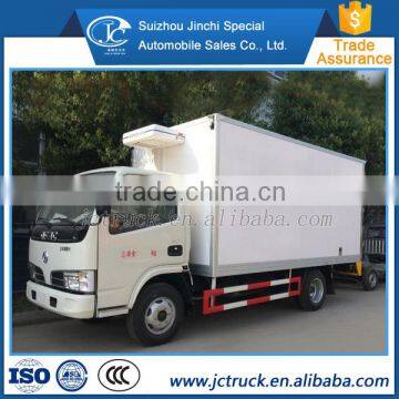 100% Original Top quality 4x2 frozen food refrigerator truck manufacturing