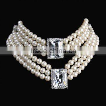 Imitation pearl Necklace wedding Jewelry Sets