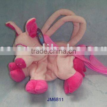 JM6811 kids toy bag with pig shape