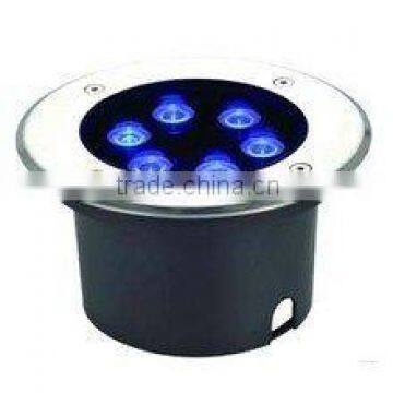 6*1w led underground light, high power LED light source,long lifespan,2 years warranty