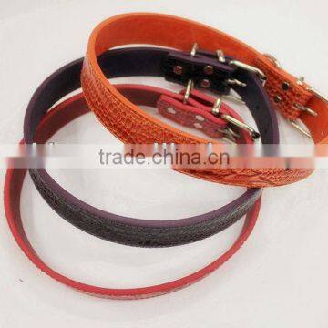 Soft PU Leather Dog Collar for Medium Breeds