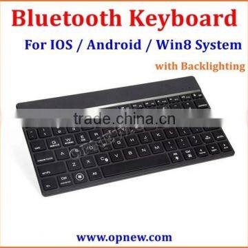 Universal Wireless bluetooth Keyboard for Laptops & Tablets, Compatible with IOS, Android, andWin8 Systems with backlighting