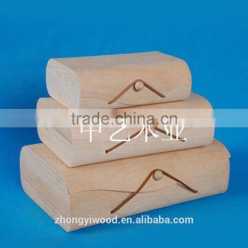 China supplier fsc pine wood round wood cheese box