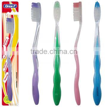 transparent nylon adult toothbrush