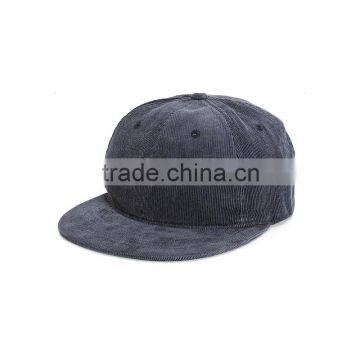 Custom Blank 5 Panel Corduroy Snapback Caps Hats