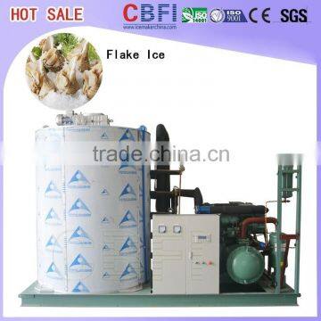 Rapid snow flake ice machine With Water Cooler