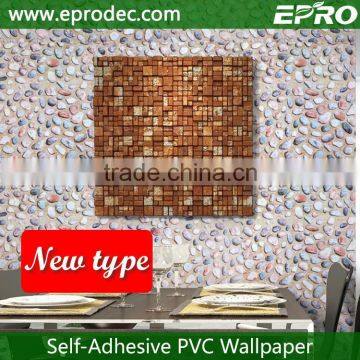 Good price adhesive deocrative wallpaper for bedroom