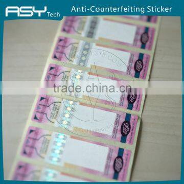 Security Hot Stamping Hologram Paper Sticker for Red Wine Quality Choice photo-3