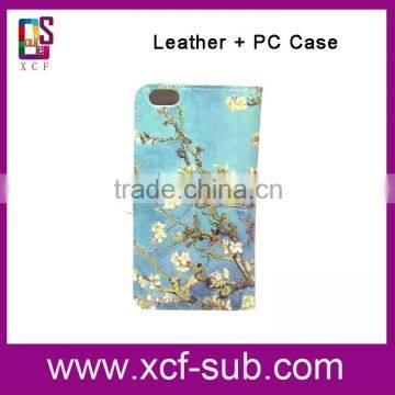 Wholesale Custom Design Light Weight Bulk 2D Flip Blank Sublimation Leather Mobile Phone Case For Iphone6s photo-2