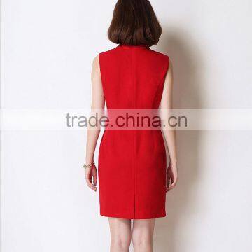 2016 Summer Long Patter Profeshional Dress For Women V-neck photo-2