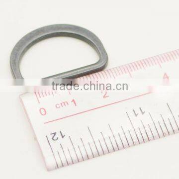 Leather Key Chain With Metal D Ring