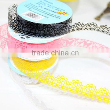 DIY Diary Hollow Decor Stickers PVC Lace Tape Stationery