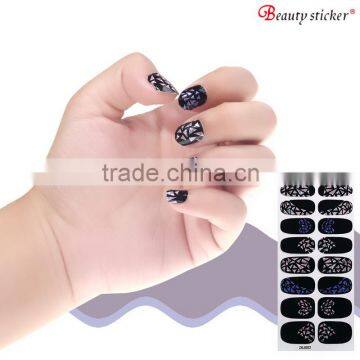 Trendy Nail Sticker Nail Foils Nail Wraps Metallic Glass Nail Wrap