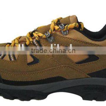 Mens low cut waterproof heat seal hiking shoes ,emboss hiking shoes