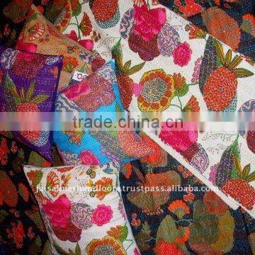 Kantha embroidered quilts/rallis set