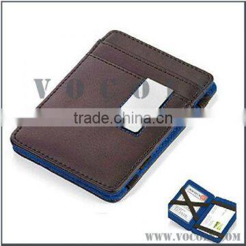 eye drop men's fashion genuine leather elegant card holder leather wallet