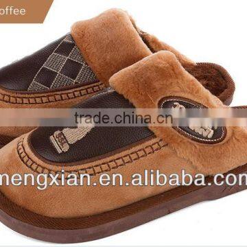 2014 new wholesale man winter indoor slipper shoes