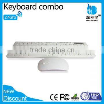 2.4g USB Wireless Keyboard Mouse Combo With White Color for Computer/laptop photo-6
